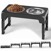 Adjustable Elevated Pet Bowls